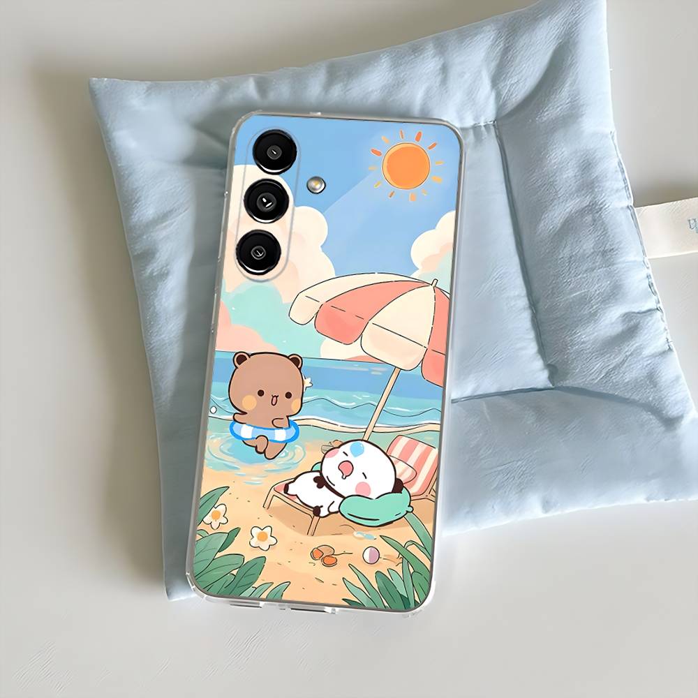 Мультяшный Милый Чехол Для Телефона BuBu DuDu Для Samsung S30,25,24,23,21,22,20,10,5G,FE,lite,PIus,Ultra Прозрачный Чехол SamsungS10