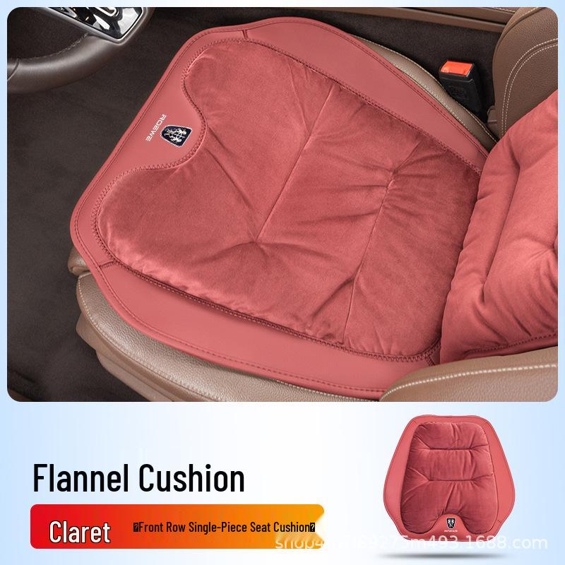 Flannel Seat & Lumbar Support Cushion for Roewe CLEVER Ei5/i6/RX3/RX5/RX8 Cars