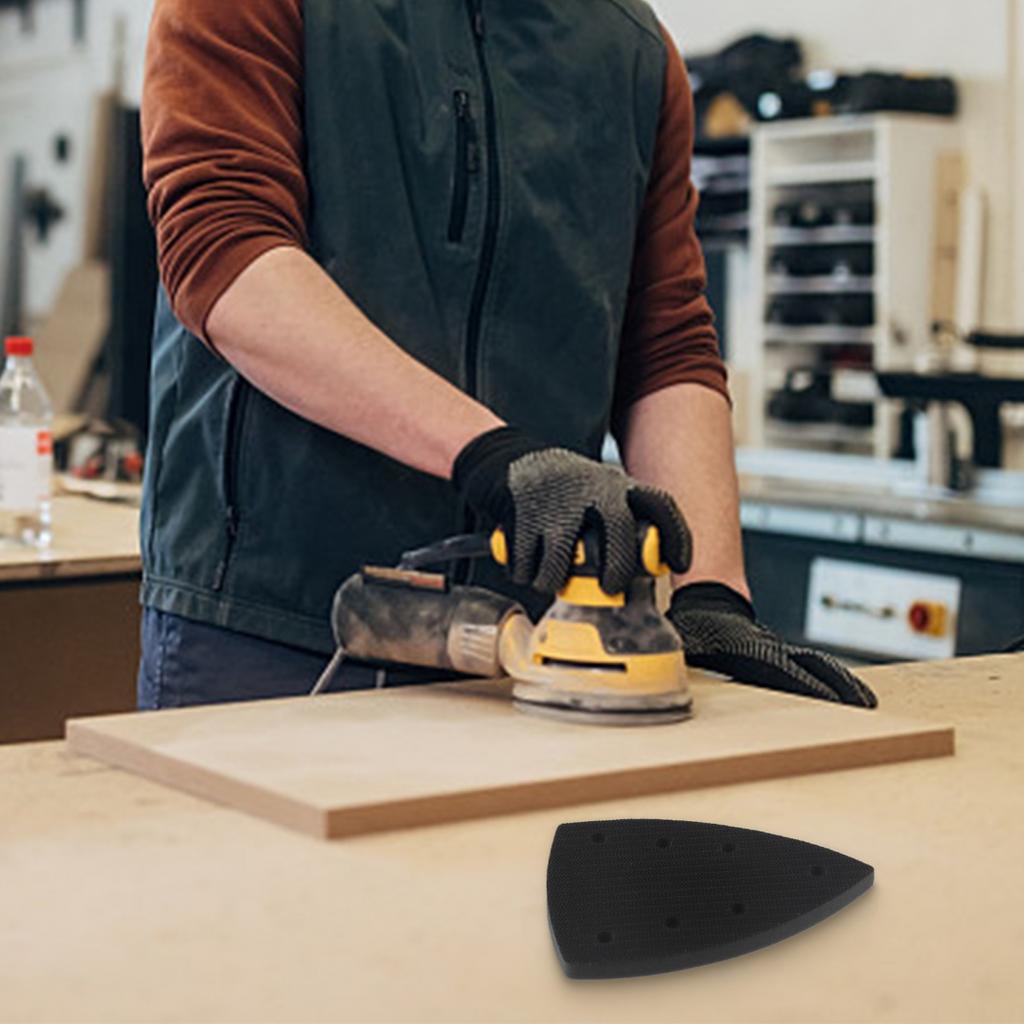 7 Holes Sanding Pad Backing Pads Flocked Sponge Cushion