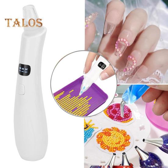 Ηλεκτρικό Στυλό Ζωγραφικής με Διαμάντια με Κενό Αέρος Ασύρματο Ηλεκτρικό Στυλό Ζωγραφικής με Διαμάντια με 3 Ρυθμιζόμενες Λειτουργίες Αναρρόφησης Εργαλείο Ζωγραφικής με Διαμάντια Χωρίς Κερί για Γρηγορότερα Ακριβή DIY Καλλιτεχνικά Έργα