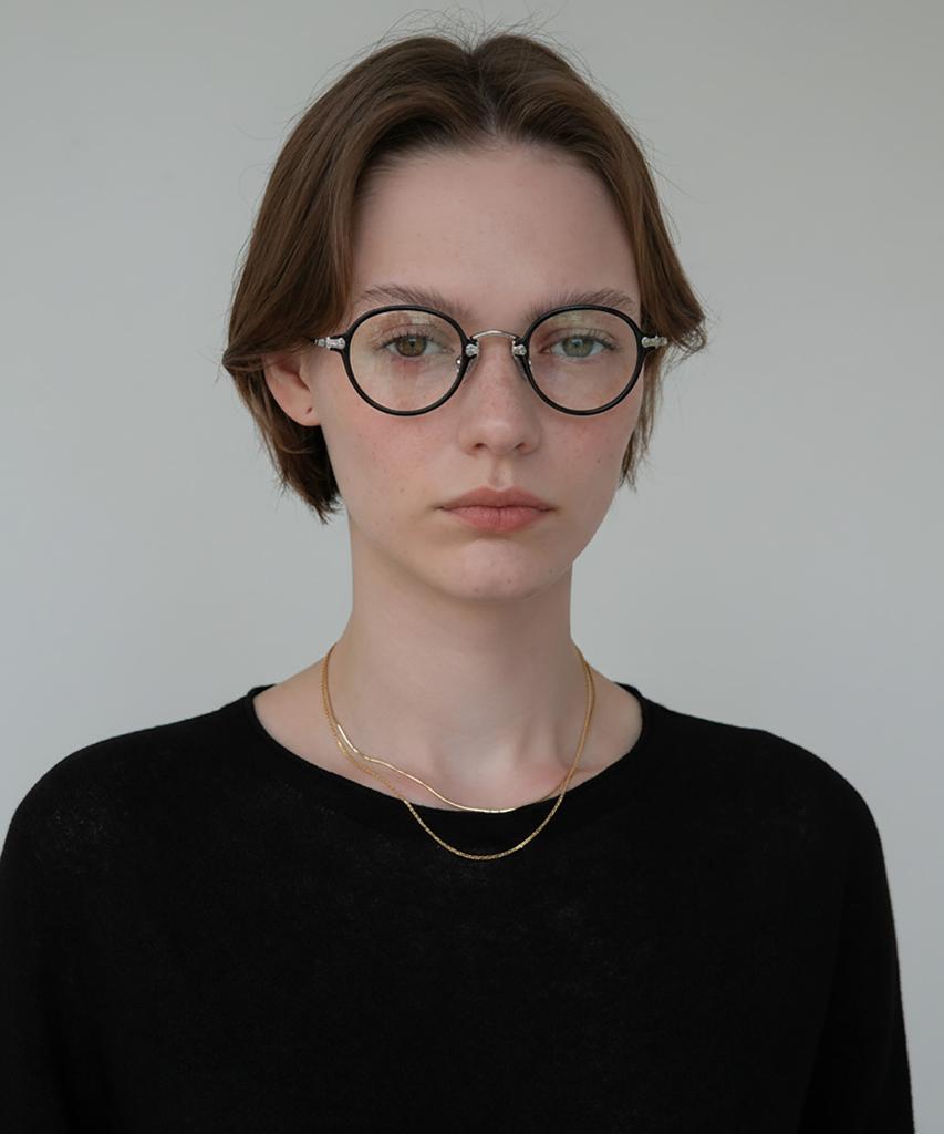 Lingkeonpeuleim 0706 Mad Craft Pure Titanium Eyeglass Frame Gold