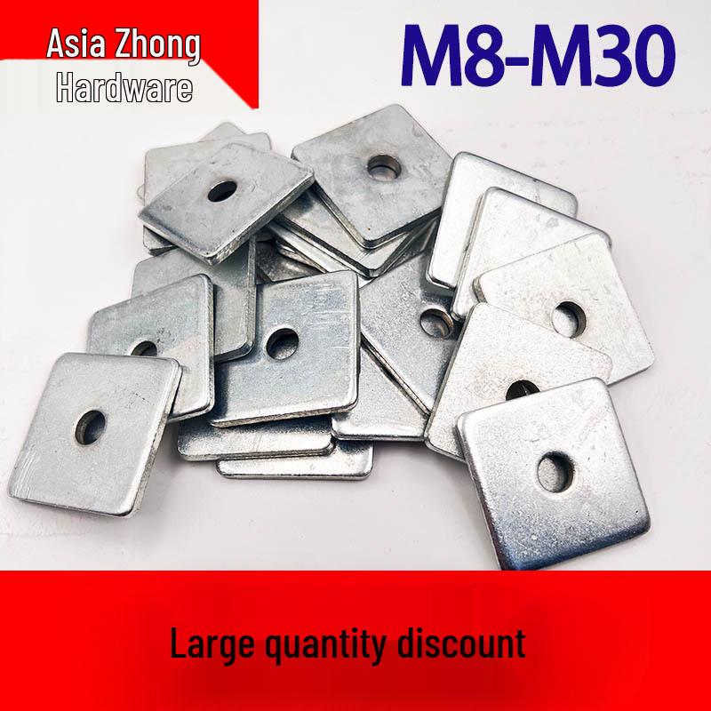 Extra Large Thick Galvanized Square Washer M8-M30