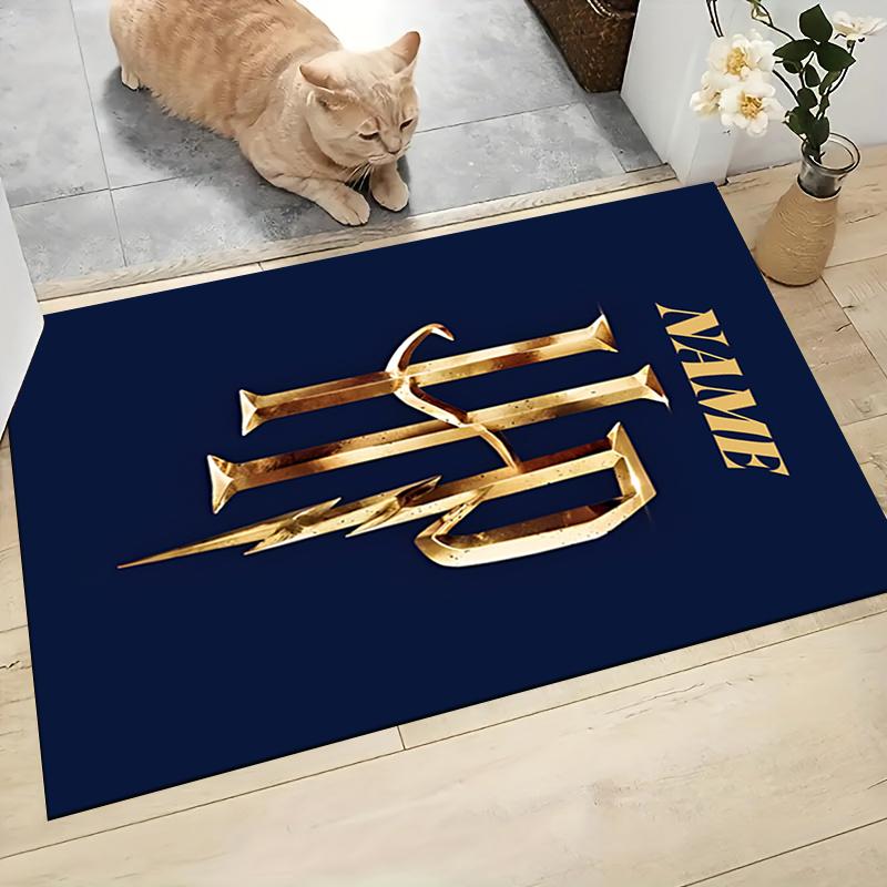 Custom Name Gryffindor Pride Fire Carpet Rug Customizable Soft Washable Anti-Slip Home Living Room Sofa Mats Personalized Rug. 090985