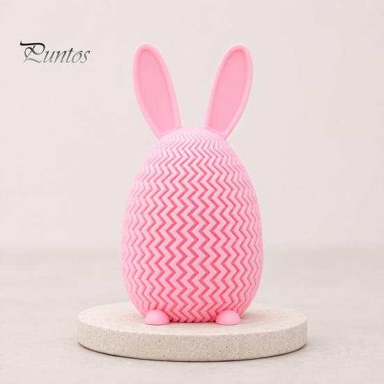 Candy Storage Box 3D Printed Bunny Ear Egg Box, Rabbit Easter Holder Container for Home Shelf Mantle Display, Basket Stuffers Kids Organizer