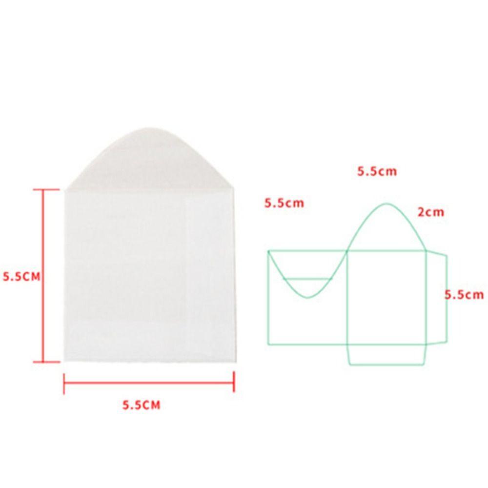 100pcs/lot Postcards Sulfate Paper Envelope Invitations Mini Gift Packing Practical Packaging Bag