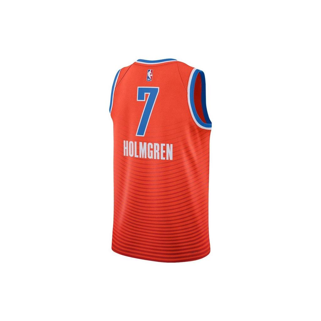 Jordan Chet Holmgren Oklahoma City Thunder Statement Edition Jersey Unisex Basketball Jersey Orange DO9537-893