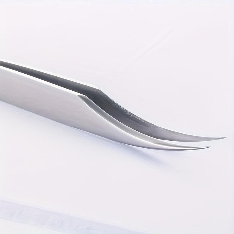 Stainless Steel Precision tweezers, super sharp, used for eyebrow and ingrown hair removal, facial and nose blackhead remover eyebrow tweezer fine tip