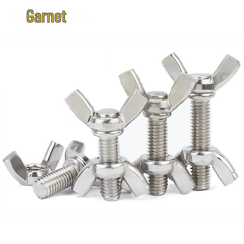 Jianat 304 Stainless Steel Butterfly Thumb Screw and Nut Set