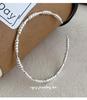 Cui Yan S925 Sterling Silver Korean Twist Bracelet for Women - Simple, Versatile, Open Cuff Design.