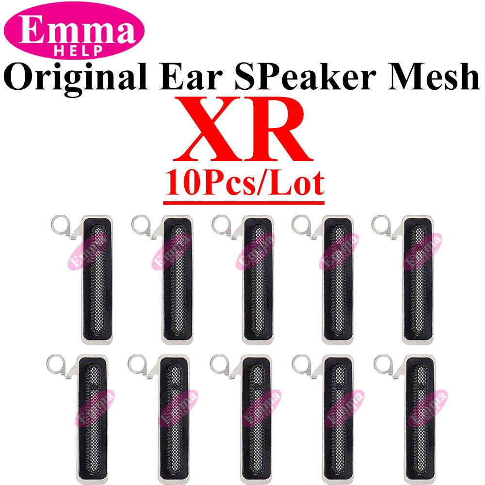 10Pcs A+ Earpiece Mesh for iPhone 14 13 12 11 Pro XR X XS Max Anti Dust Adhesive Sticker Receiver Net Double Speaker Tape