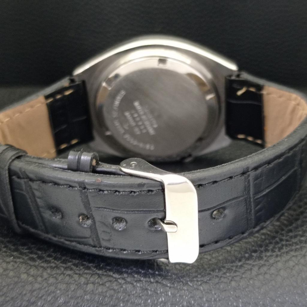 VINTAGE SEIKO 5 AUTOMATIC 7S26A JAPAN MENS BLACK COLOR DIAL WATCH A701915-5 R207-a701915