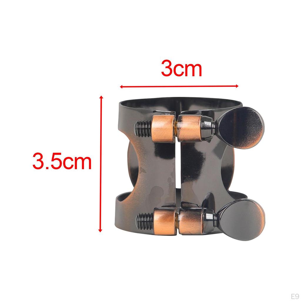 Brass Sax Ligature Saxophone Mouthpiece Fastener, Strong and Durable, Accessory