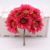 36pcs Handmade Gerbera Fashion Home Garden Bride Diy Wreath Material Wedding Banquet Decoration Artificial Flower Scissors Crown