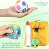 Magic Rainbow Puzzle Ball, Fidget Ball Puzzle Brain Teaser Fidget Toy Birthday Christmas Stocking Stuffers for Kids & Adults