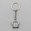 Star Pocket Watch Clock Keychain Zinc Alloy Trinkets Bag Charms Original Design Creative Pendant