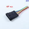 1PC 1/2/3/4/5/6Pin Waterproof Connector Electrical Terminal Quick Connector With WireSuitable For Cars Ships Etc with 10CM Wire