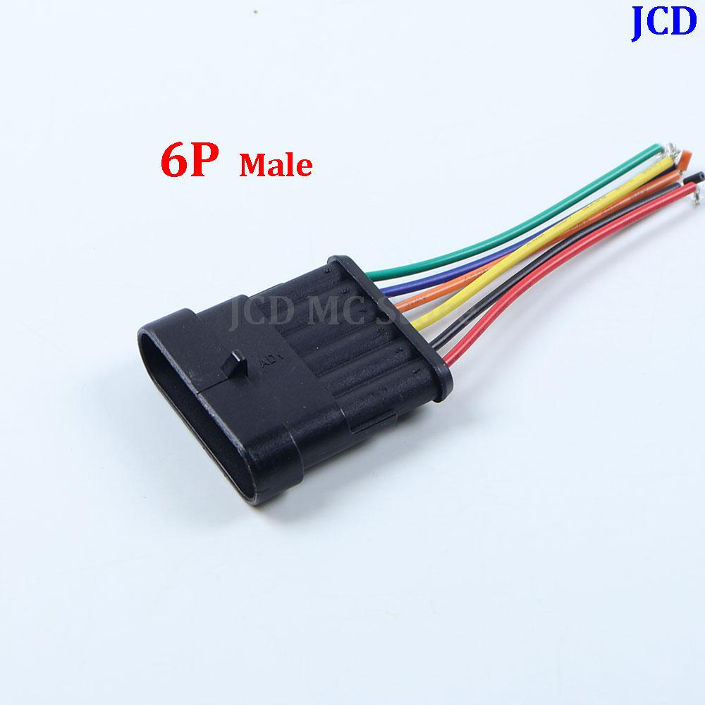 1PC 1/2/3/4/5/6Pin Waterproof Connector Electrical Terminal Quick Connector With WireSuitable For Cars Ships Etc with 10CM Wire