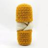 Scarf Ultra Soft Cheese Core Long Knitting Scarf with Warm Hand Pockets Winter Knit Scarf Cheese Lover