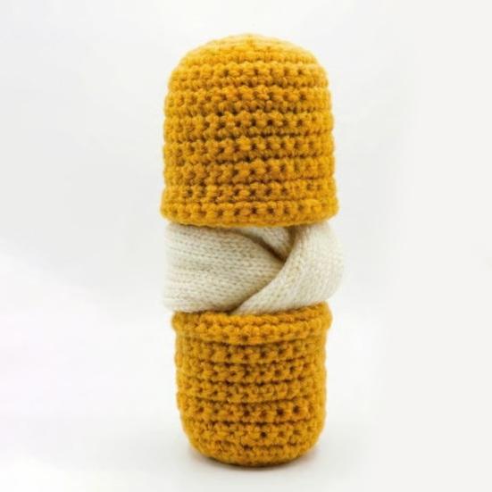 Scarf Ultra Soft Cheese Core Long Knitting Scarf with Warm Hand Pockets Winter Knit Scarf Cheese Lover