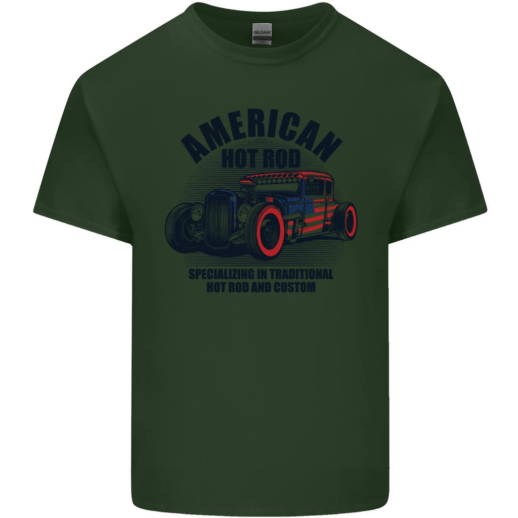 American Hot Rod Hotrod Enthusiast Car Unisexs Light Cotton TShirt
