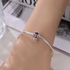 2026 Charm Pendant Cute Pet Cat Owl Beads Zircon DIY Jewelry Bracelet Accessories 925 Silver