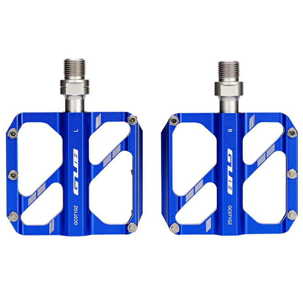 GUB GC071 GZ 1 Pair Aluminum Alloy Pedals Anti Slip Triple Bearing Pedals with Hex Wrench for Mountain/Road Bike