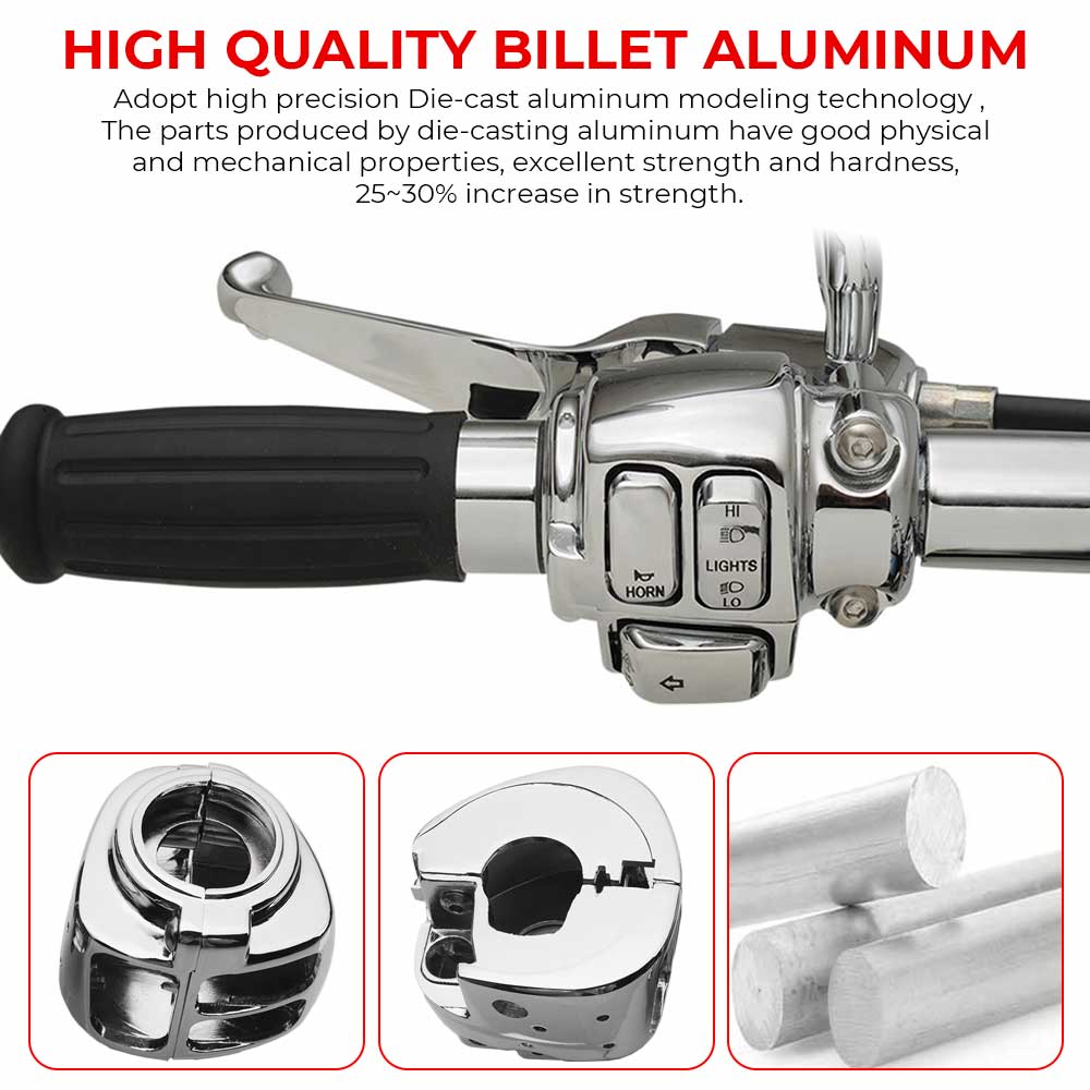 Motorcycle Accessories Handlebar Control Switch Housings Switch Caps Kit For Harley Dyna Sportster Softail Sportster 1200 883