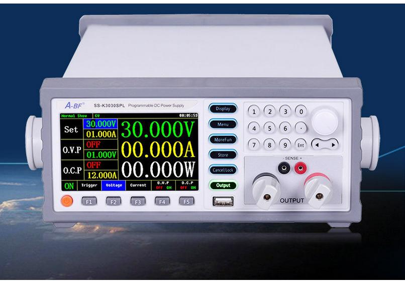 Programmable High-Precision Power Supply with Color Screen (30V/20A, 60V/10A, 15V/60A)