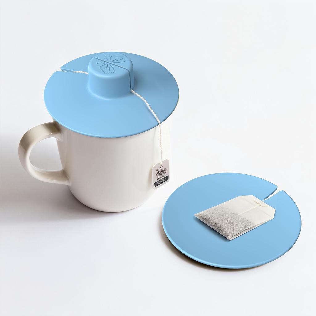 1A Silicone Tea Bag Assistant Can Be Used As a Tea Bag Holder and Squeezer Easy To Use No Residue Dishwasher Cleaning Available