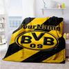 Borussia Dortmund Personalized Text Blanket Gift Personalized Blanket Soft Warm Cozy for Picnics Nap Bed Office Chair for All Occasions