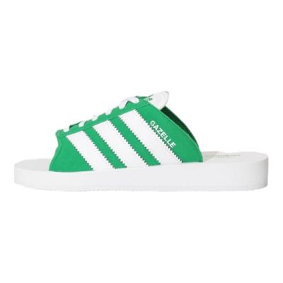 Sandalias de Playa Gazelle Verde Zapatillas Calzado para Mujer-Blanco JQ7426