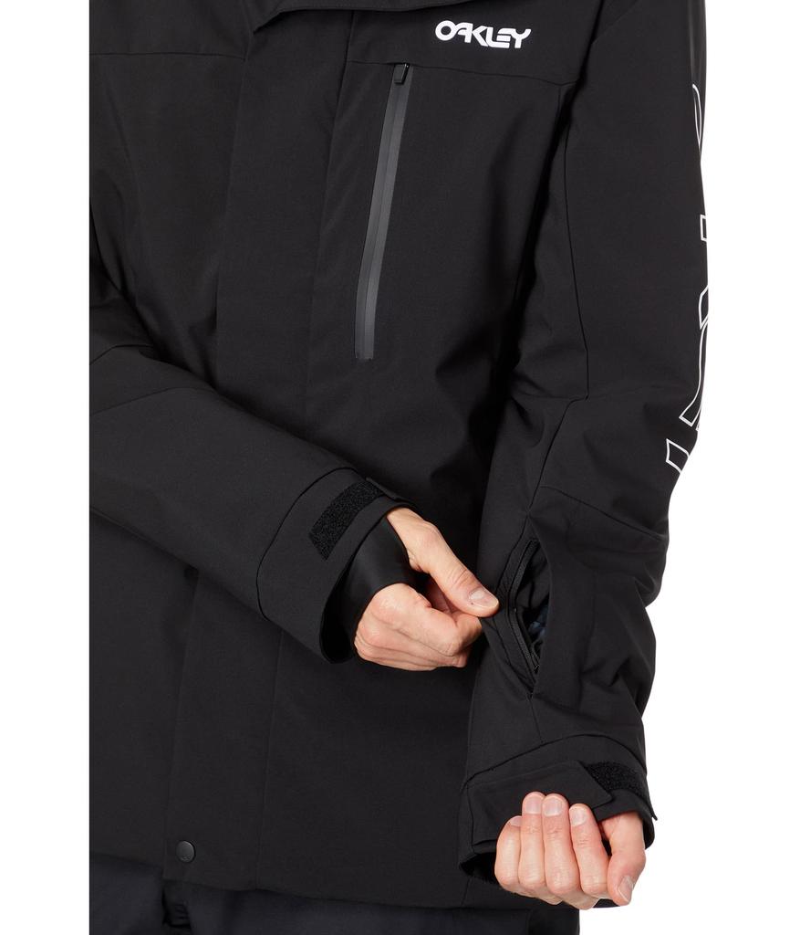 Oakley Repellent Jacket TNP TBT Insulated Jacket Size S Size Windproof/Water (05F) Black/White Logo, (Japanese M)