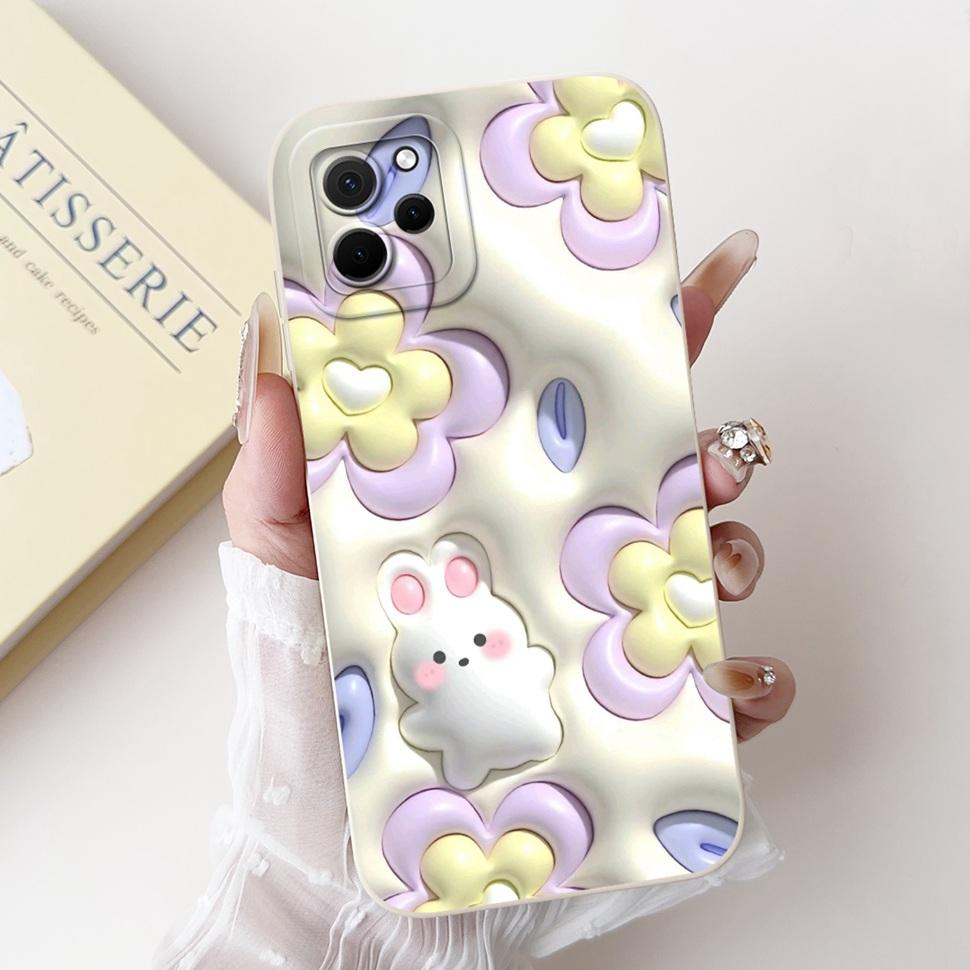 For Huawei Nova Y61 Case Soft Silicone TPU Cute Candy Phone Back Cover Case For Huawei Nova Y 61 62 Y61 Y62 Case NovaY61 Fundas