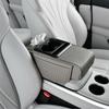 Car Armrest Cushion with Tissue Box Bottle Cup Holder And Phone Storage Pocket Auto Interior Arm Rest Pad for Truck Vehicle
