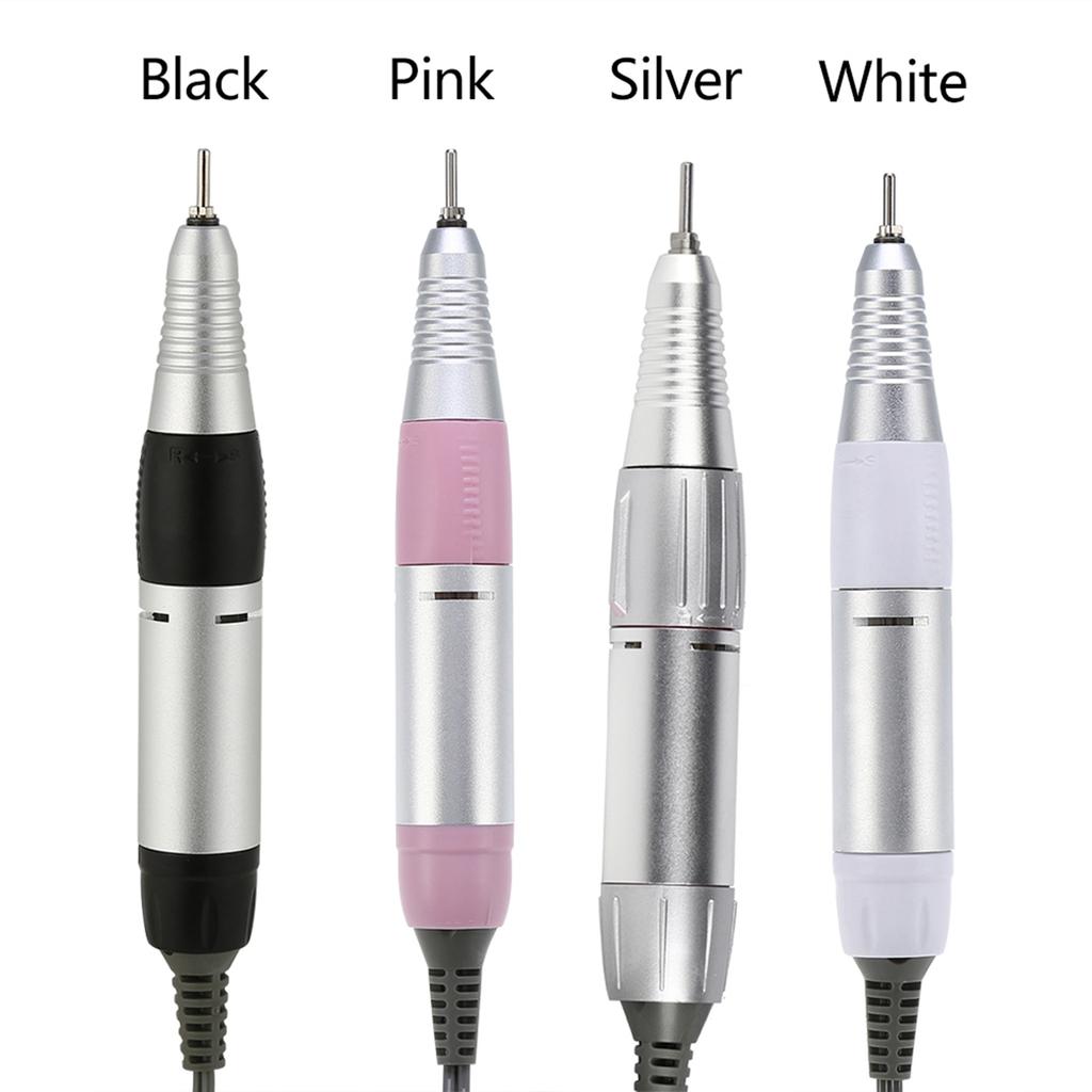 4 Colors Electric Nail Art Drill Handle Handpiece Manicure Pedicure Tools Accessories