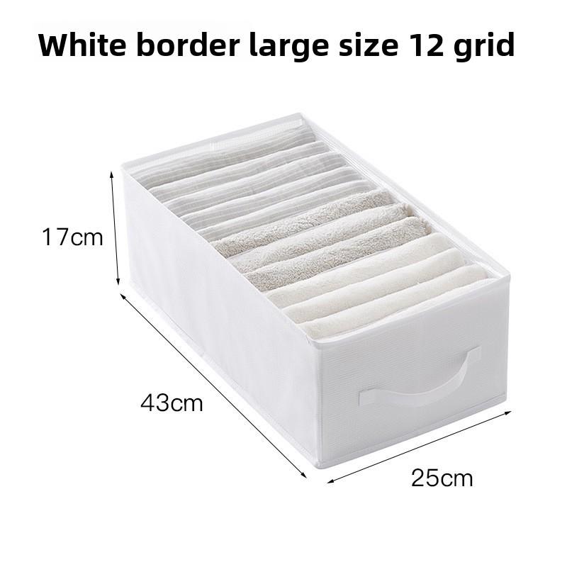 Modern Foldable Clothing Storage Bin With Handles For Bedroom Closet Organization