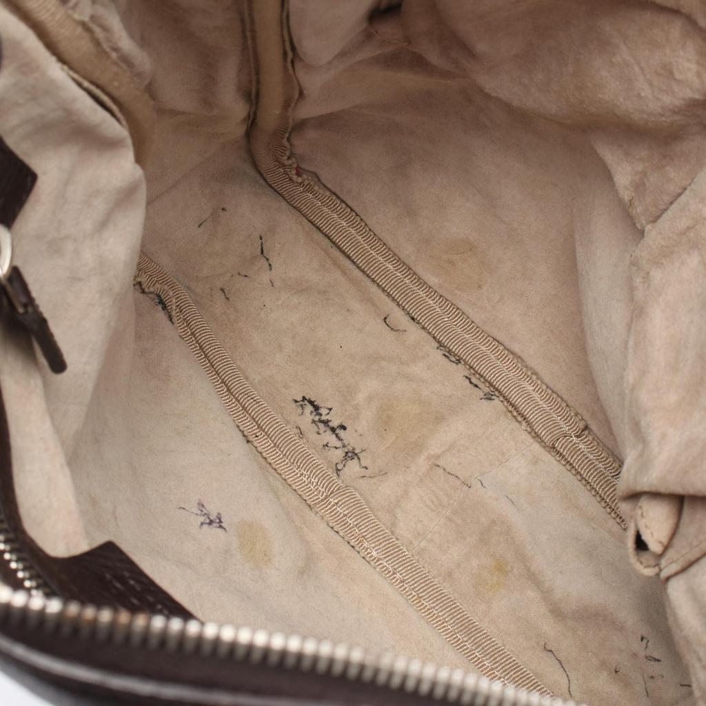 Used GUCCI Shoulder Bag 246381 leather Brown Used mens