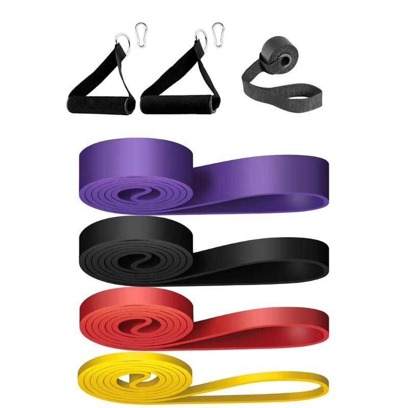 Long Resistance Bands Set for Working Out, Fitness, Resistance Bands Pull Up Assist Bands Workout Bands Eexercise Bands 1