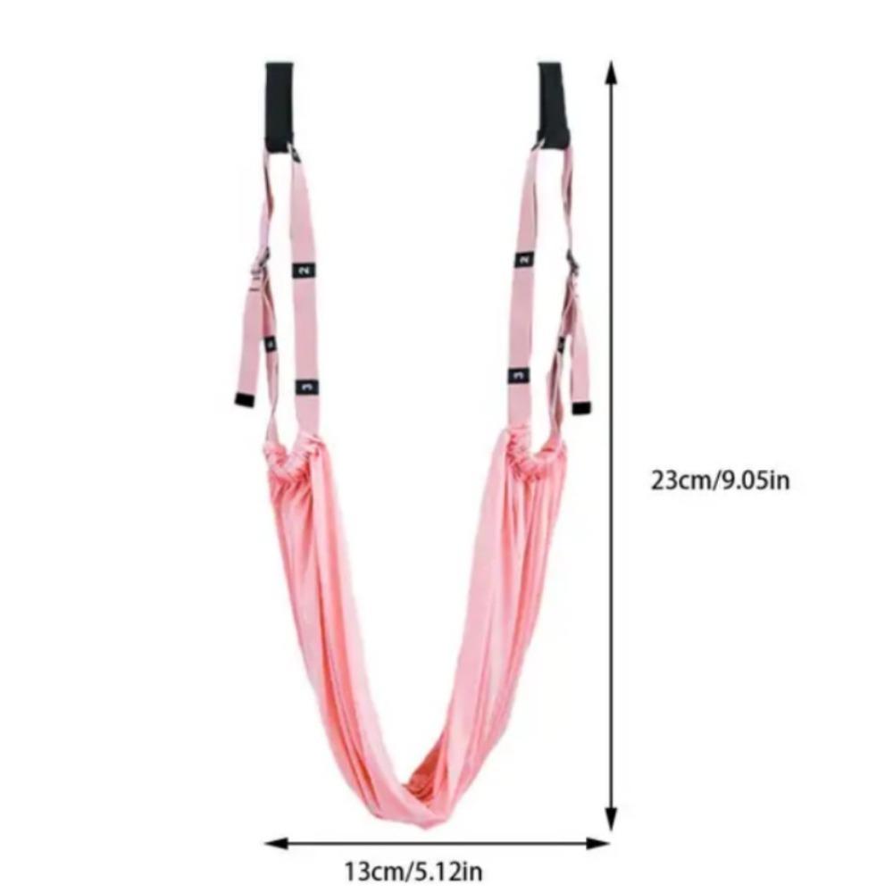 Door Hanging Pull Rope Aerial Yoga Strap Adjustable Female Gym Belt Stretch Leg Splits Trainer