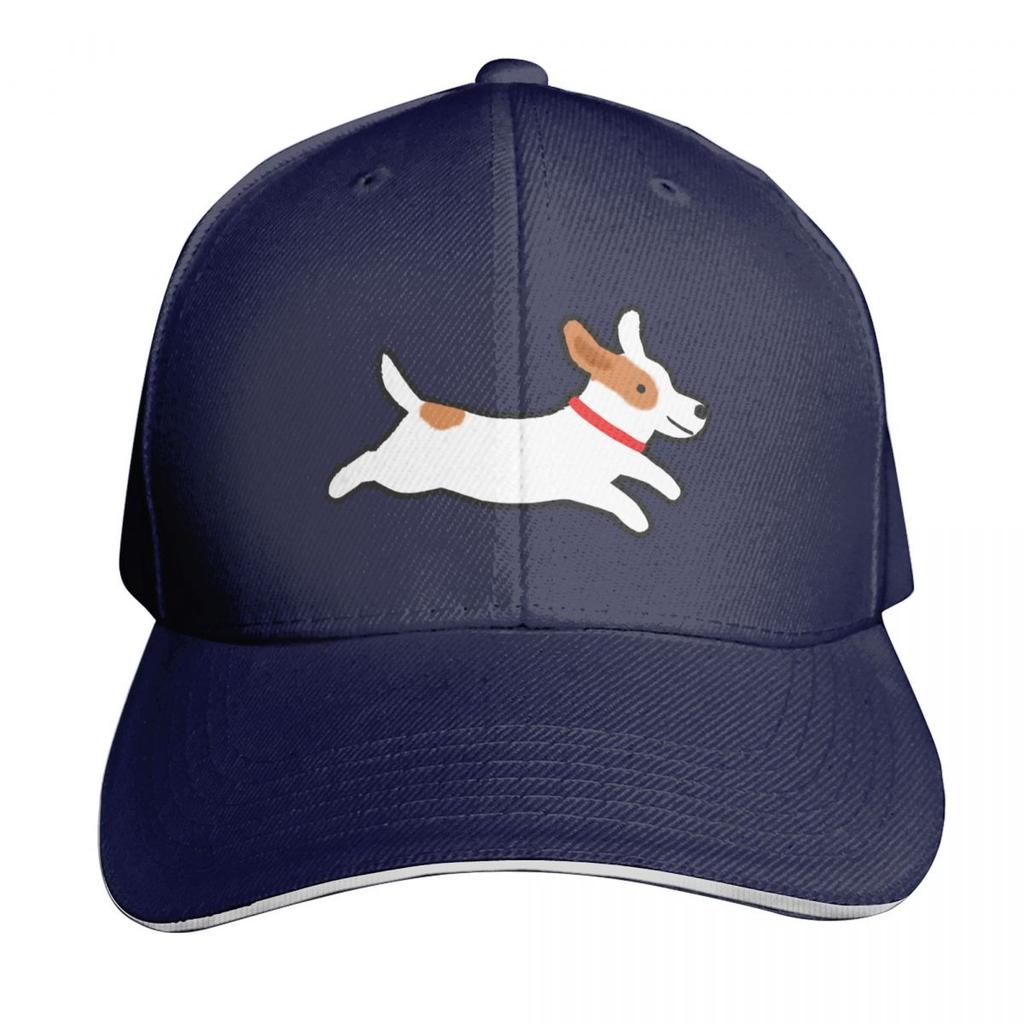 Uroczy Jack Russell Terrier Biegnący Pies Czapka z Daszkiem kapelusze dla Unisex Górska impreza Kapelusz czapka marynarska dla Unisex Kapelusze Unisex Damskie