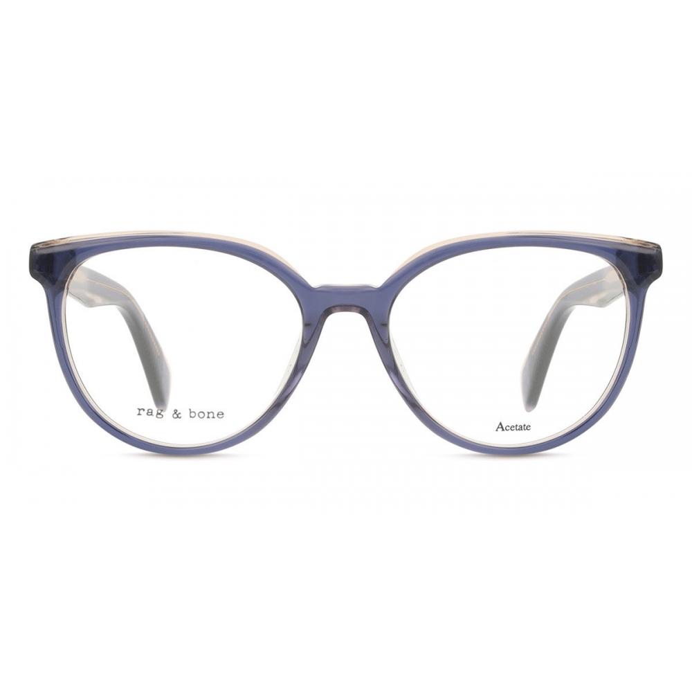

Rag Bone Rnb3029 Yrq Women Eyeglasses Blue Sand Blue/50-17-140