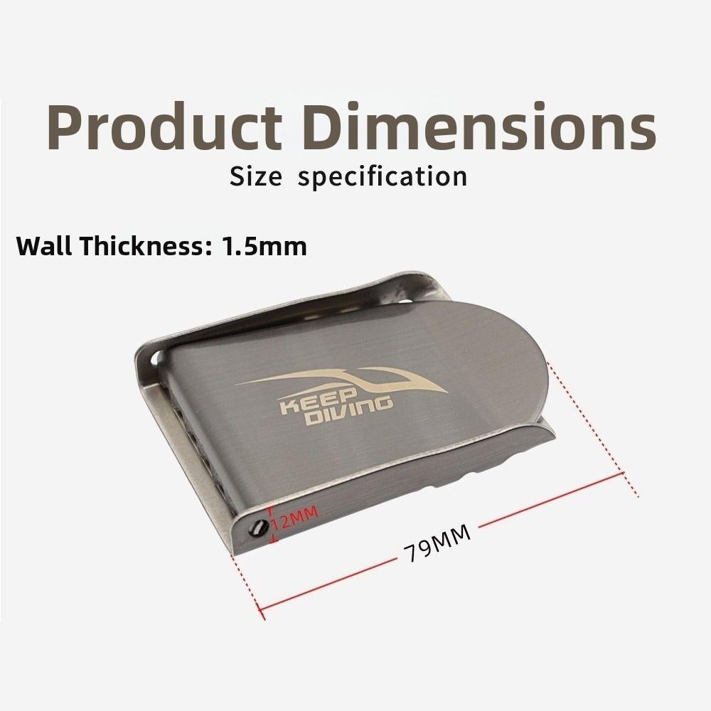 With Electroplating Scuba Diving Color Weight Belt Buckle  Diving Equipment Accessories