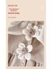 Camellia Spring Newborn Girl Coverall Long Sleeve Bodysuit