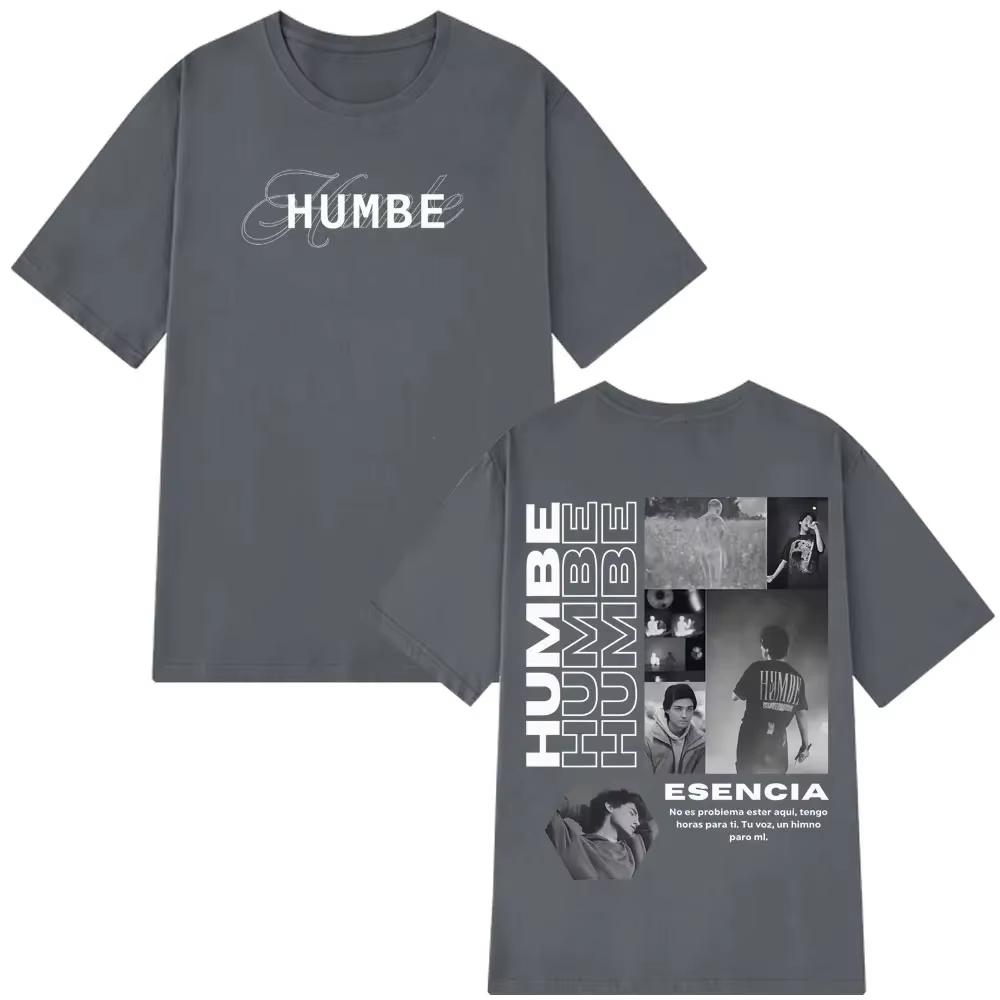2026 Singer Humbe Esencia Tour  Print Tshirt Men Women Summer Cotton Casual Tshirts Hiphop Gothic Punk Tshirts Tops Ins