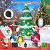 8.2 FT Christmas Inflatable Tree Outdoor Decorations, Blow Up Christmas Tree for Garden Lawn Holiday Decor US Plug