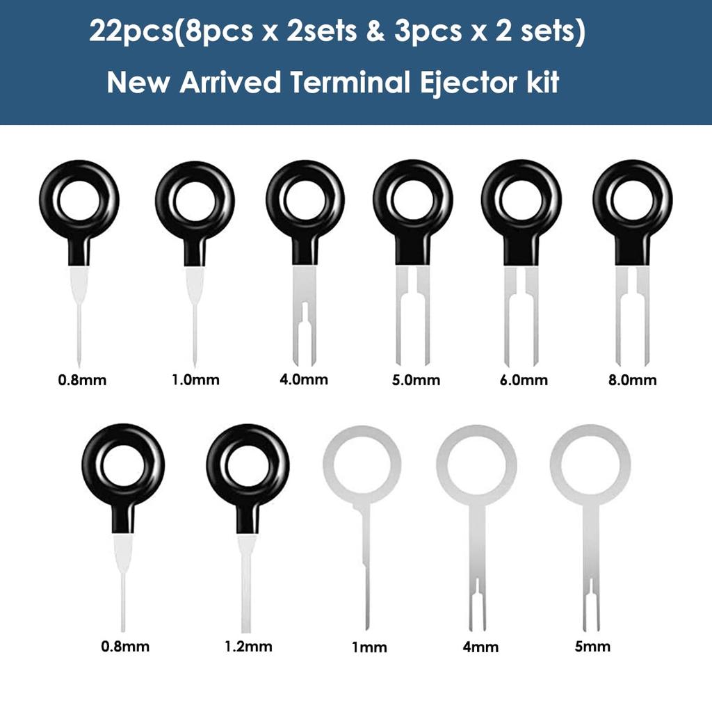 Maerd Terminal Removal Tool Kit 76Pcs Electrical Connector Pin Removal Tool Terminal Ejector Kit Depinning Tool For Automotive Car