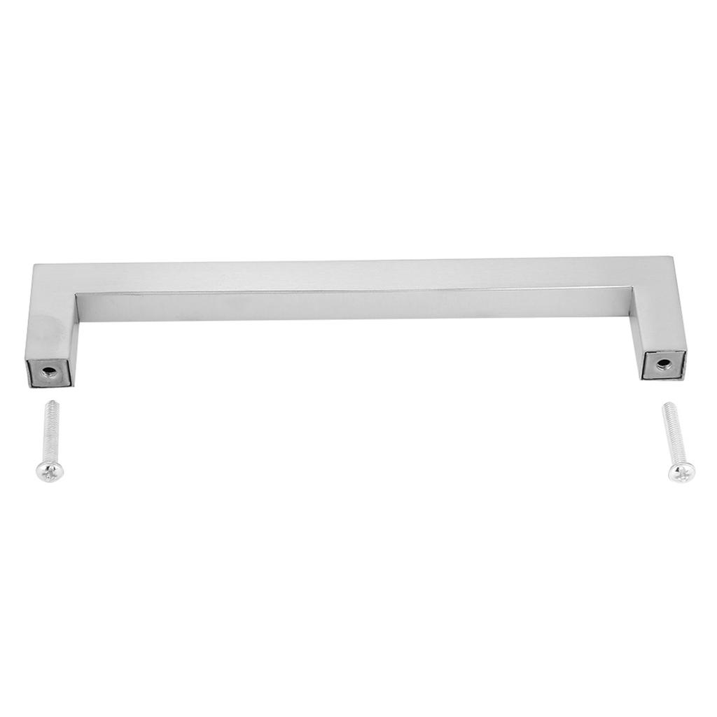 Maniglia Argentata per Armadietto in Acciaio Inossidabile 304 da 12 mm Semplice Accessorio per Ante di Mobili(108mm)