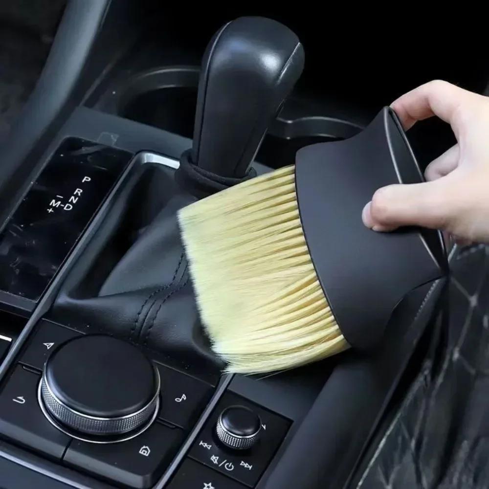 Soft Bristle Car Interior Cleaning for Dashboard Air Outlet Gaps Reusable Detailing Tool for Dust Removal In Cars Home Office