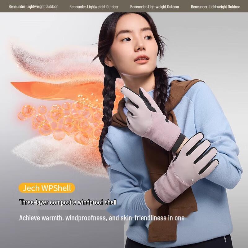 Beneath the Banana Women's Velvet Winter Touchscreen Gloves