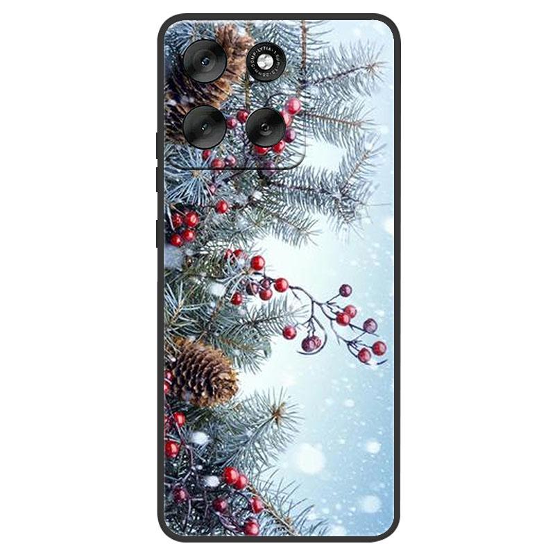 Christmas Painted Phone Case For Motorola Moto Edge 60 50 Pro Ultra Neo G56 G66j G66y G06 G86 Power G15 Soft Silicone TPU Cover